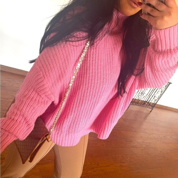 Nordstrom Sweaters - Pink  turtleneck sweater
